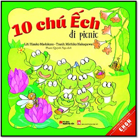 10 Chú Ếch Đi Picnic (NXB Phụ Nữ 2016) - Hisako Madokoro, 34 Trang
