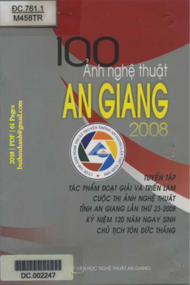 100 Ảnh Nghệ Thuật An Giang 2008 (NXB An Giang 2008) - Hoàng Nam, 61 Trang
