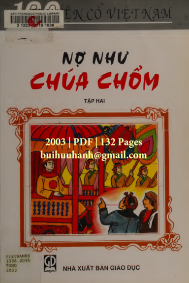 100 Truyện Cổ Việt Nam Tập 2-Nợ Như Chúa Chổm (NXB Giáo Dục 2003) - Tô Hoài, 132 Trang
