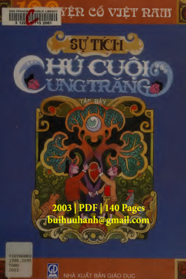 100 Truyện Cổ Việt Nam Tập 7-Sự Tích Chú Cuội Cung Trăng (NXB Giáo Dục 2003) - Tô Hoài, 140 Trang