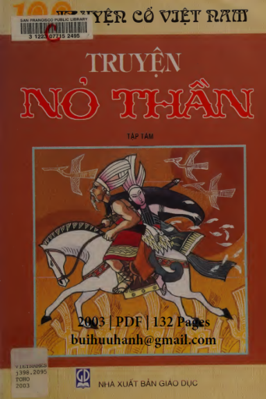 100 Truyện Cổ Việt Nam Tập 8-Truyện Nỏ Thần (NXB Giáo Dục 2003) - Tô Hoài, 132 Trang