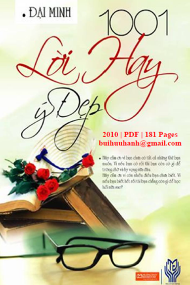 1001 Lời Hay Ý Đẹp (NXB Thời Đại 2010) - Đại Minh, 181 Trang