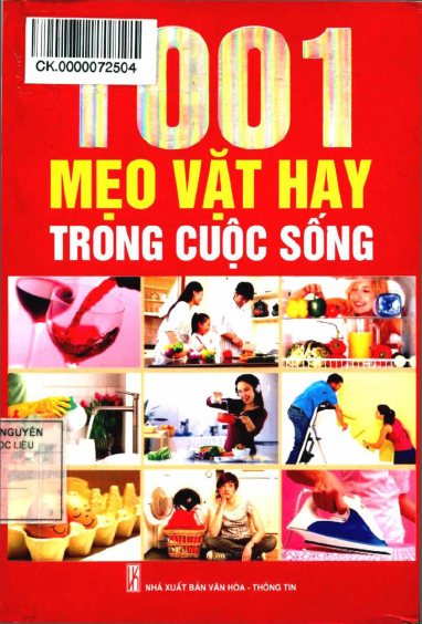 1001 Mẹo Vặt Hay Trong Cuộc Sống (NXB Văn Hóa Thông Tin 2013) - Ngọc Quang, 343 Trang