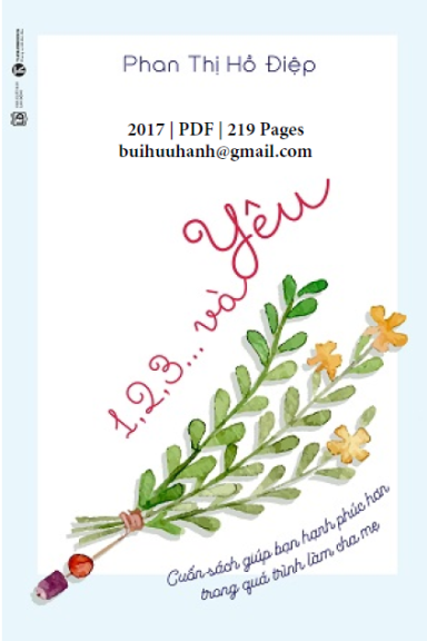 1,2,3 Và Yêu (NXB Lao Động 2017) - Phan Thị Hồ Điệp, 219 Trang