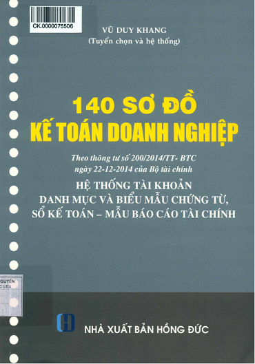140 Sơ Đồ Kế Toán Doanh Nghiệp (NXB Hồng Đức 2015) - Vũ Duy Khang, 424 Trang