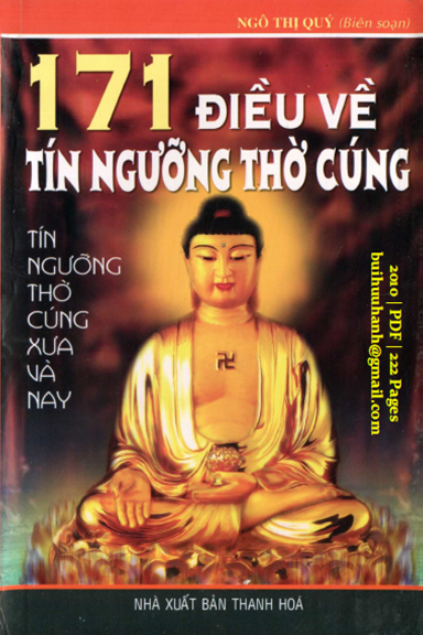 171 Điều Về Tín Ngưỡng Thờ Cúng (NXB Thanh Hóa 2010) - Ngô Thị Quý, 222 Trang