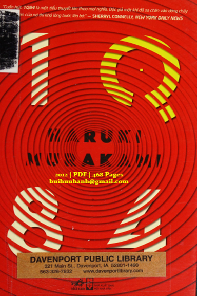1Q84 Tập 1 (NXB Hội Nhà Văn 2012) - Haruki Murakami, 468 Trang