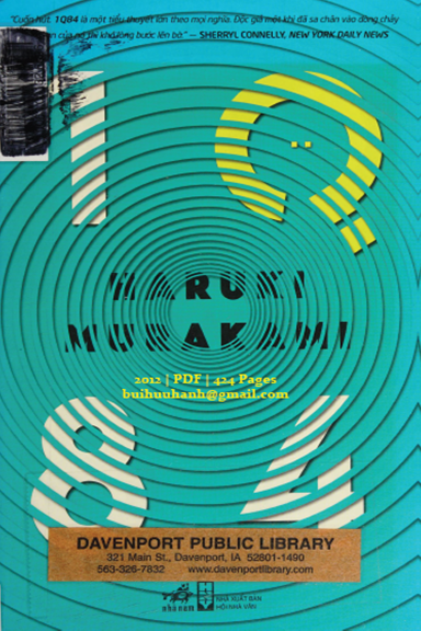 1Q84 Tập 2 (NXB Hội Nhà Văn 2012) - Haruki Murakami, 424 Trang