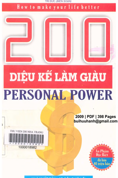 200 Diệu Kế Làm Giàu (NXB Lao Động Xã Hội 2009) - Trí Đức, 398 Trang