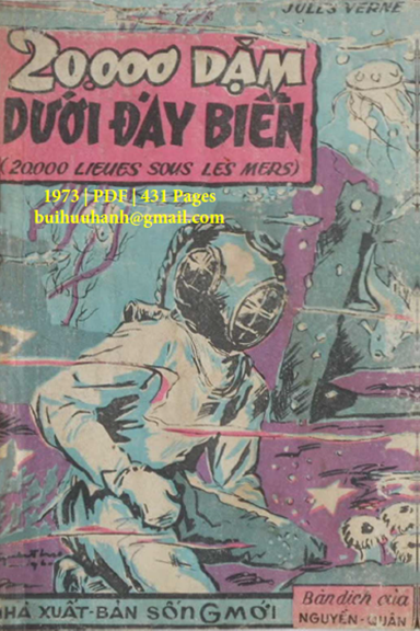 20.000 Dặm Dưới Đáy Biển (NXB Sống Mới 1973) - Jules Verne, 431 Trang