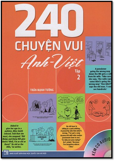240 Chuyện Vui Anh-Việt Tập 2 (NXB Đại Học Quốc Gia 2015) - Trần Mạnh Tường, 260 Trang