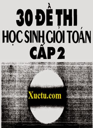 30 Đề Thi Học Sinh Giỏi Cấp 2 (NXB Trẻ 2000) - Nguyễn Vũ Thanh, 168 Trang
