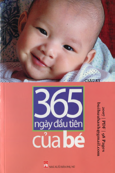 365 Ngày Đầu Tiên Của Bé (NXB Phụ Nữ 2007) - Châu Kỳ, 98 Trang
