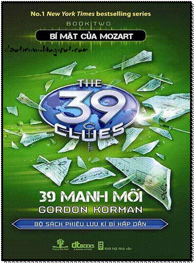 39 Manh Mối-Tập 2 - Bí Mật Của Mozart (NXB Hội Nhà Văn 2011) - Gordon Korman, 300 Trang