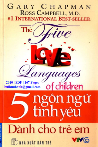 5 Ngôn Ngữ Tình Yêu-Dành Cho Trẻ Em (NXB Trẻ 2010) - Gary Chapman, 167 Trang