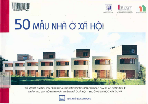 50 Mẫu Nhà Ở Xã Hội (NXB Xây Dựng 2014) - Phạm Đình Tuyển, 214 Trang