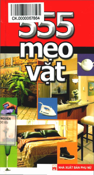 555 Mẹo Vặt (NXB Phụ Nữ 2013) - Anh Thư, 246 Trang
