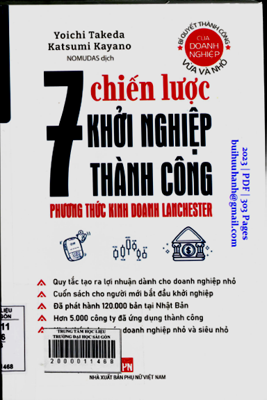 7 Chiến Lược Khởi Nghiệp Thành Công (NXB Phụ Nữ 2023) - Yoichi Takeda, 303 Trang