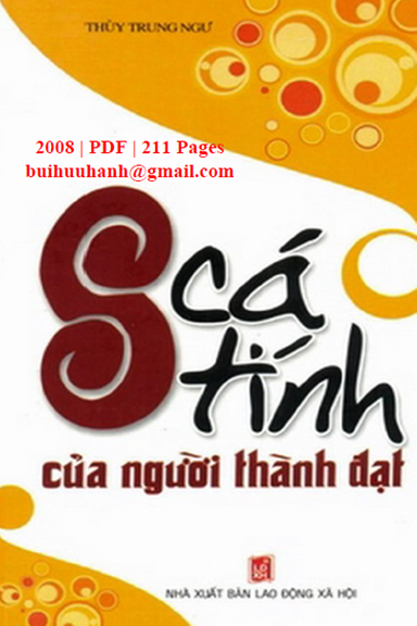 8 Cá Tính Của Người Thành Đạt (NXB Lao Động Xã Hội 2008) - Thủy Trung Ngư, 211 Trang
