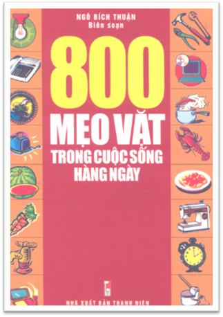 800 Mẹo Vặt Trong Cuộc Sống Hàng Ngày (NXB Thanh Niên 2005) - Ngô Bích Thuận, 384 Trang