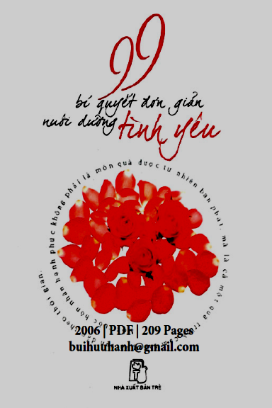 99 Bí Quyết Đơn Giản Nuôi Dưỡng Tình Yêu (NXB Trẻ 2006) - Hạnh Kha, 209 Trang