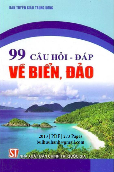 99 Câu Hỏi-Đáp Về Biển Đảo (NXB Chính Trị 2013) - Phạm Văn Linh, 273 Trang