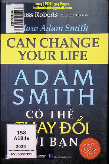 Adam Smith Có Thể Thay Đổi Đời Bạn (NXB Hồng Đức 2023) - Russ Roberts, 324 Trang