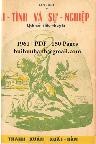 Ái Tình Và Sự Nghiệp (NXB Thanh Xuân 1961) - Lan Khai, 150 Trang