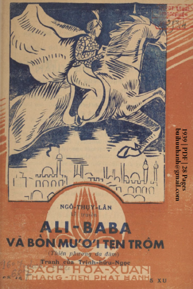 Ali-Baba Và Bốn Mươi Tên Trộm (NXB Thẳng Tiến 1939) - Ngô Thụy Lân, 28 Trang