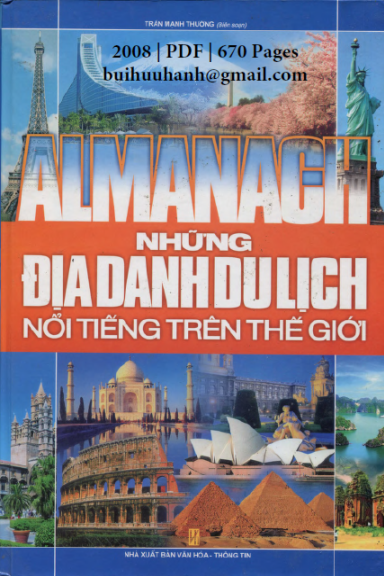 Almanach Những Địa Danh Du Lịch Nổi Tiếng Trên Thế Giới - Trần Mạnh Thường, 670 Trang