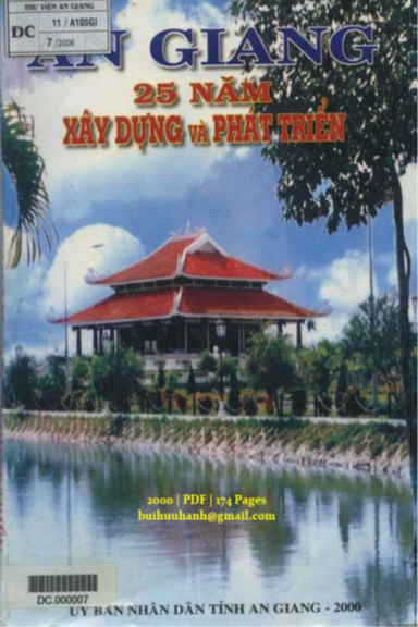 An Giang 25 Năm Xây Dựng Và Phát Triển (NXB An Giang 2000) - Phan Văn Ninh, 174 Trang