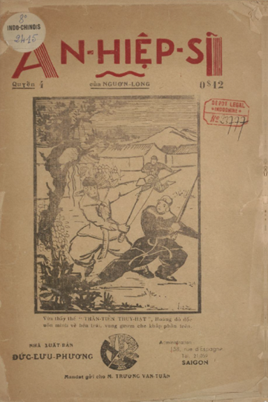 Ẫn Hiệp Sĩ Quyển 1-6 (NXB Đức Lưu Phương 1938) - Ngươn Long, 298 Trang