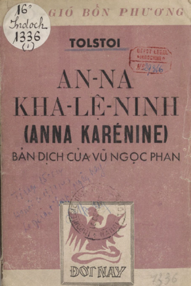 An Na Kha Lệ Ninh Tập 1 (NXB Đời Nay 1943) - Tolstoi, 232 Trang