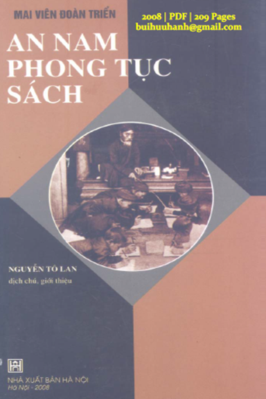 An Nam Phong Tục Sách (NXB Hà Nội 2008) - Mai Viên Đoàn Triển, 209 Trang
