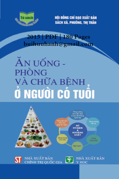 Ăn Uống-Phòng Và Chữa Bệnh Ở Người Có Tuổi (NXB Chính Trị 2015) - Trần Đinh Toán, 180 Trang
