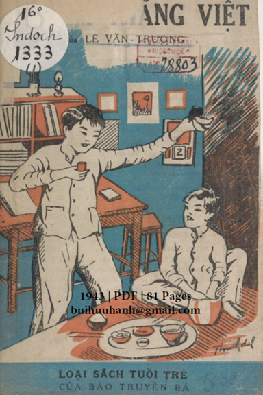 Anh Em Thằng Việt Quyển 1 (NXB Tân Dân 1943) - Lê Văn Trương, 81 Trang