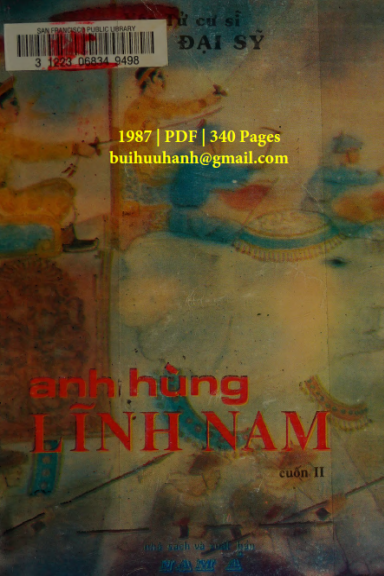 Anh Hùng Lĩnh Nam Cuốn 2 (NXB Nam Á 1987) - Trần Đại Sỹ, 340 Trang