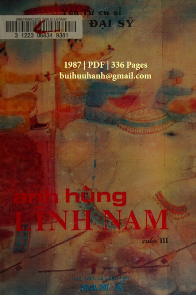 Anh Hùng Lĩnh Nam Cuốn 3 (NXB Nam Á 1987) - Trần Đại Sỹ, 336 Trang