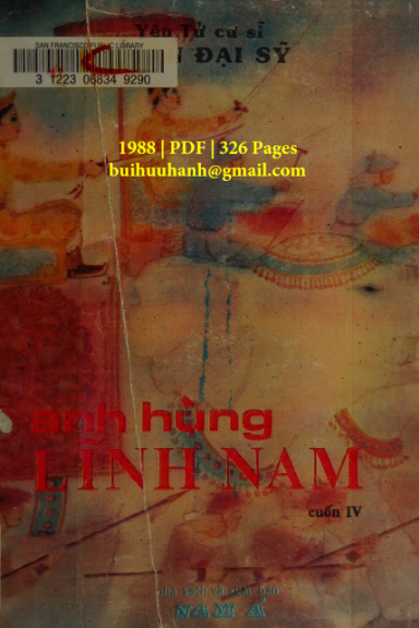 Anh Hùng Lĩnh Nam Cuốn 4 (NXB Nam Á 1988) - Trần Đại Sỹ, 326 Trang