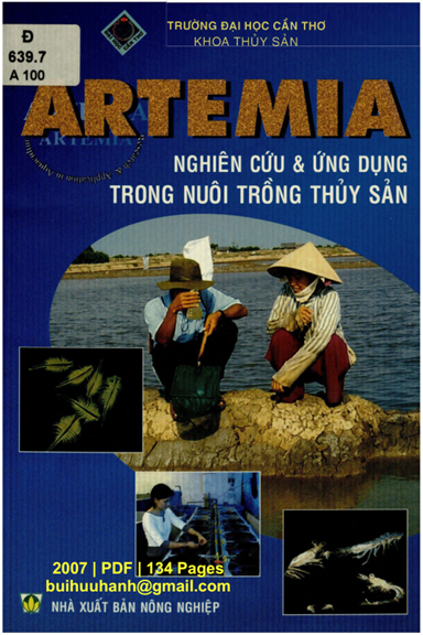 Artemia Nghiên Cứu Và Ứng Dụng Trong Nuôi Trồng Thủy Sản (NXB Nông Nghiệp 2007) - Nguyễn Văn Hòa