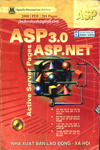 ASP 3.0 Và ASP.NET (NXB Lao Động Xã Hội 2008) - Nguyễn Phương Lan, 201 Trang