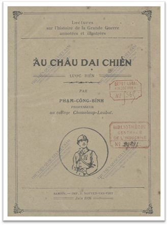 Âu Châu Đại Chiến (NXB Nguyễn Văn Viết 1926) - Phạm Công Bình, 78 Trang