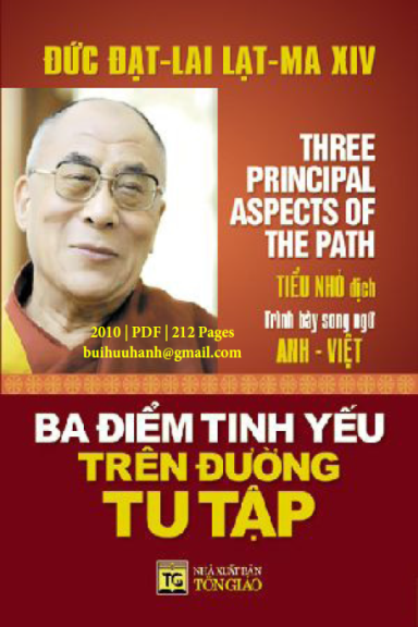 Ba Điểm Tinh Yếu Trên Đường Tu Tập (NXB Tôn Giáo 2010) - Dalai Lama, 212 Trang