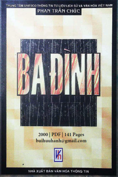 Ba Đình (NXB Văn Hóa Thông Tin 2000) - Phan Trần Chúc, 141 Trang
