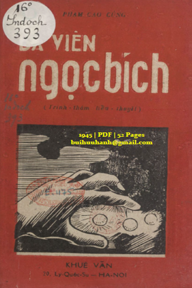 Ba Viên Ngọc Bích (NXB Khuê Văn 1945) - Phạm Cao Củng, 56 Trang