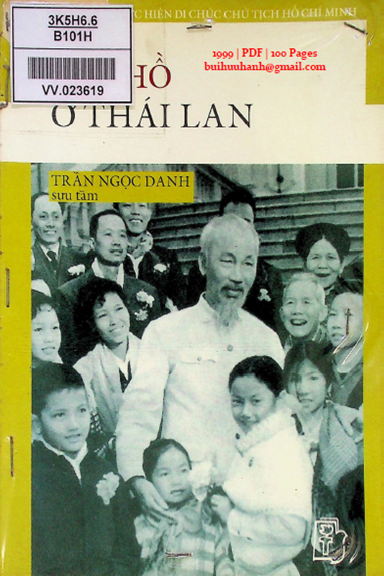 Bác Hồ Ở Thái Lan (NXB Trẻ 1999) - Hà Lam Danh, 100 Trang