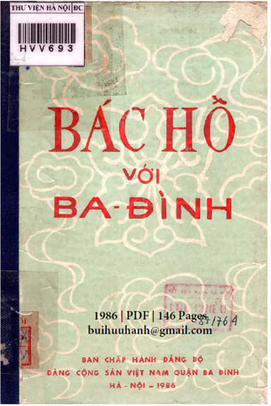 Bác Hồ Với Ba Đình (NXB Hà Nội 1986) - Nguyễn Đức Kỳ, 146 Trang