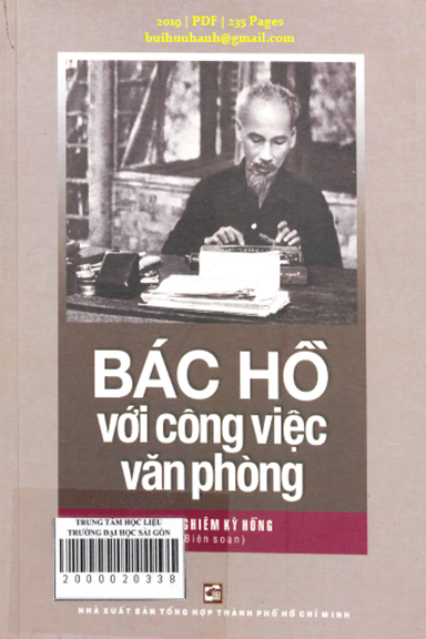 Bác Hồ Với Công Việc Văn Phòng (NXB Tổng Hợp 2019) - Nghiêm Kỳ Hồng, 235 Trang