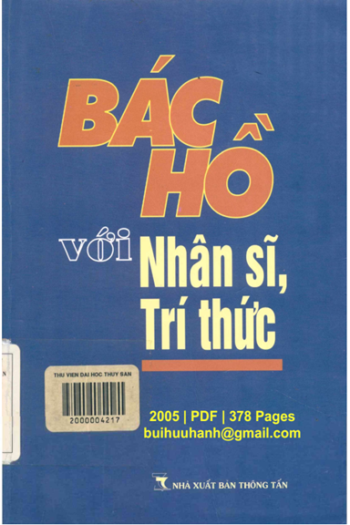 Bác Hồ Với Nhân Sĩ, Trí Thức (NXB Thông Tấn 2005) - Trần Đương, 378 Trang