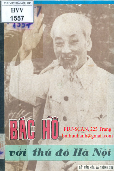 Bác Hồ Với Thủ Đô Hà Nội (NXB Hà Nội 1990) - Nhiều Tác Giả, 225 Trang